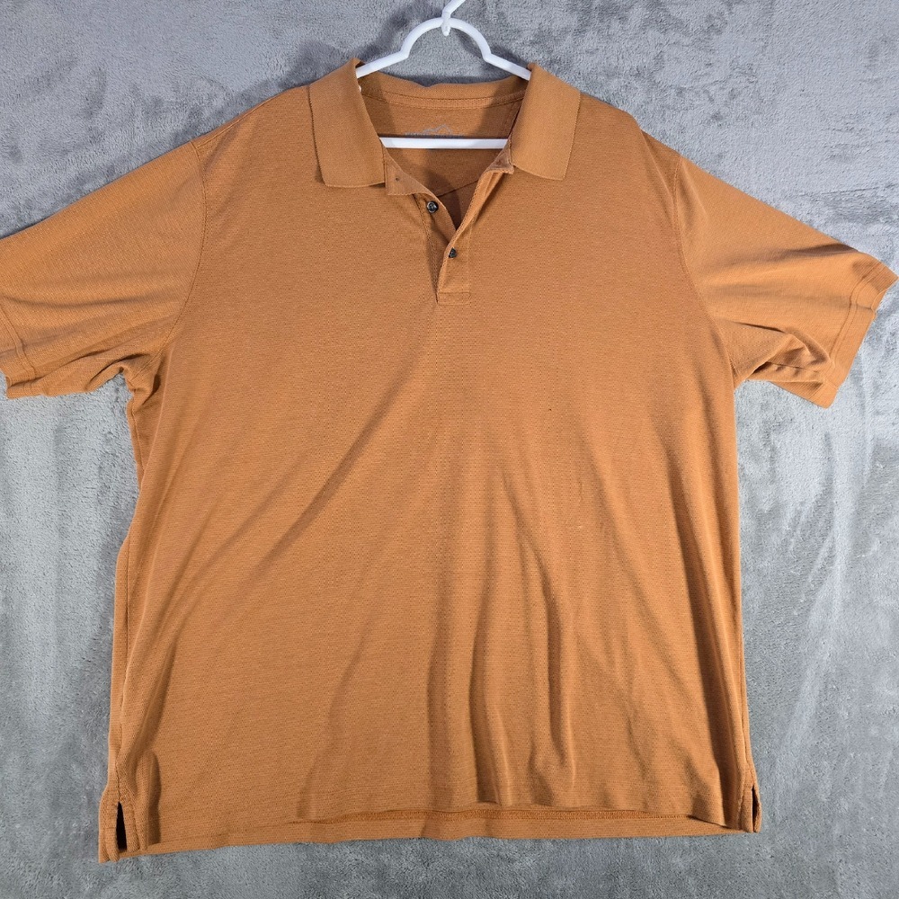 Eddie Bauer Polo Shirt Moisture Wicking Short Sleeve‎ Casual Top XXL